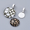 Tibetan Style Alloy Glue On Flat Pad Pendant Bails LS-TIBEP-1124-AS-LF-5