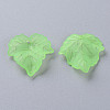Autumn Theme Transparent Frosted Acrylic Pendants PAF002Y-28-2