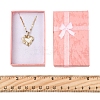 12Pcs 3 Colors Cardboard Paper Necklace Boxes CON-FS0001-18-5