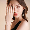 40Pcs 10 Styles Alloy Rhinestone Pendants ALRI-AR0001-10-7