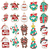 40Pcs 10 Styles Christmas Theme Alloy Enamel Pendants ENAM-SC0005-59-1