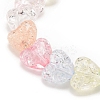 Candy Color Acrylic Heart Beaded Stretch Bracelet for Kids BJEW-JB08241-5