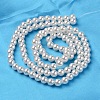 ABS Plastic Imitation Pearl Round Beads X-MACR-S789-8mm-01-2
