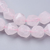 Natural Rose Quartz Beads Strands G-J376-63-8mm-3