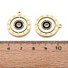 304 Stainless Steel Enamel Pendants STAS-Q111-10G-01-3
