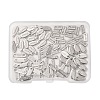 100Pcs 5 Styles 304 Stainless Steel Charms STAS-FP0001-04-4