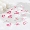 14Pcs 7 Styles Breast Cancer Pink Awareness Ribbon Theme Alloy Enamel Pendants ENAM-LP0002-39-1