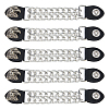 5Pcs Alloy & Imitation Leather Waistcoat Extension Chain FIND-FH0008-85A-1