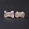 Transparent Spray Painted Glass Beads GLAA-I050-11M-4