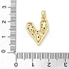 Brass Micro Pave Cubic Zirconia Pendants KK-F877-27G-3