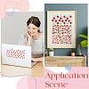 8Pcs 8 Styles PVC Plastic Waterproof Decorative Sticker Labels DIY-SP0004-93E-5