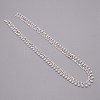 Brass & ABS Imitation Pearl & Rhinestone Cup Chains CHC-WH0007-01-2