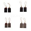 20Pcs 4 Colors DIY Blank Wood Bookmark AJEW-FH0002-25-1