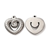 Non-Tarnish 304 Stainless Steel Pendants STAS-Q001-16P-1