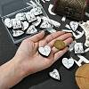 15Pcs 3 Styles Food Grade  Gothic Theme Silicone Focal Beads SIL-CJ0001-88-4