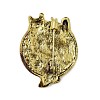 Retro Antique Golden Animal Alloy Brooches for Backpack Clothes JEWB-S040-02C-AG-3
