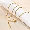 1MM Brass Box Chain Necklaces NJEW-C086-01G-3