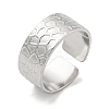Non-Tarnish 304 Stainless Steel Open Cuff Rings RJEW-K245-94P-1