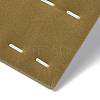 Wood Covered with Velvet Slant Back Pendants Display Stands NDIS-Q027-02A-3
