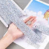 Glitter Resin Hotfix Rhinestone(Hot Melt Adhesive On The Back) OCOR-TA0002-02-40mm-7