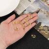 Anchor Brass Pendants ZIRC-F022-64G-4