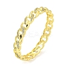 Twisted Brass Micro Pave Clear Cubic Zirconia Hinged Bangles for Women BJEW-Z062-05D-1