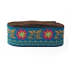 Embroidery Polyester Ribbons LS-SRIB-WH0006-85F-1