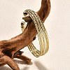 Brass Open Cuff Bangles BJEW-Z093-01G-3