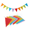 Linen & Twine Pennant Flags Banners DIY-WH20001-99G-1