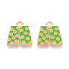 Beach Theme Alloy Enamel Pendants ENAM-T022-33L-1