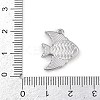 304 Stainless Steel Pendants STAS-K287-08B-P-3