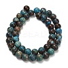 Natural Chrysocolla Beads Strands G-C289-B02-8mm-4