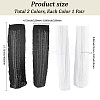 2 Pairs 2 Colors Polycotton Leg Sleeves AJEW-CY0001-30-2