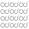 12 Pairs 304 Stainless Steel Hoop Earrings EJEW-UN0001-88-1