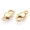 Brass Lobster Claw Clasps KK-N254-12G-2