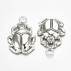 Tibetan Style Alloy Pendants TIBE-T007-30AS-LF-1
