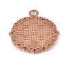 Zinc Alloy Pendant Settings for Cabochon & Rhinestone LS-KHDZ-PALLOY-A15290-RG-2