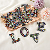 Cloth Iron On Alphabet Patches X-FIND-TAC0002-03-6