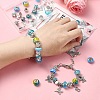 DIY Resin & Alloy & Polymer Clay Rhinestone European Beads Bracelets & Necklace Jewelry Making Kits DIY-YW0009-46-4