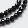 Natural Black Spinel Beads Strands X-G-E366-07-3mm-1