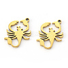 PVD Vacuum Plating 304 Stainless Steel Pendants LS-STAS-N092-91G-2
