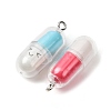 Translucent Resin Pendants RE-CBA9E22-01P-2