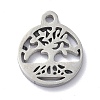 Non-Tarnish 304 Stainless Steel Charms LS-STAS-C038-02P-1