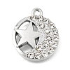 UV Plating Alloy Crystal Rhinestone Pendants RB-CBAD37D-06P-1