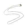 Ion Plating(IP) 304 Stainless Steel Serpentine Chain Necklace for Men Women NJEW-G076-01C-M-2