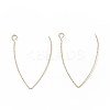 Ion Plating(IP) 316 Stainless Steel Earrings Finding X-STAS-B025-02G-1