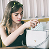4Pcs 4 Colors PU Imitation Leather Cosmetic Pouches AJEW-AN0007-42-5