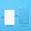 30Pcs Rectangle Paper One Pair Earring Display Cards with Hanging Hole DIY-YW0008-55A-3