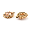 Real 18K Gold Plated Brass Micro Pave Cubic Zirconia Charms ZIRC-Z023-04F-NR-3