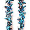 Synthetic Turquoise Dyed Beads Strands G-P507-04Q-2
